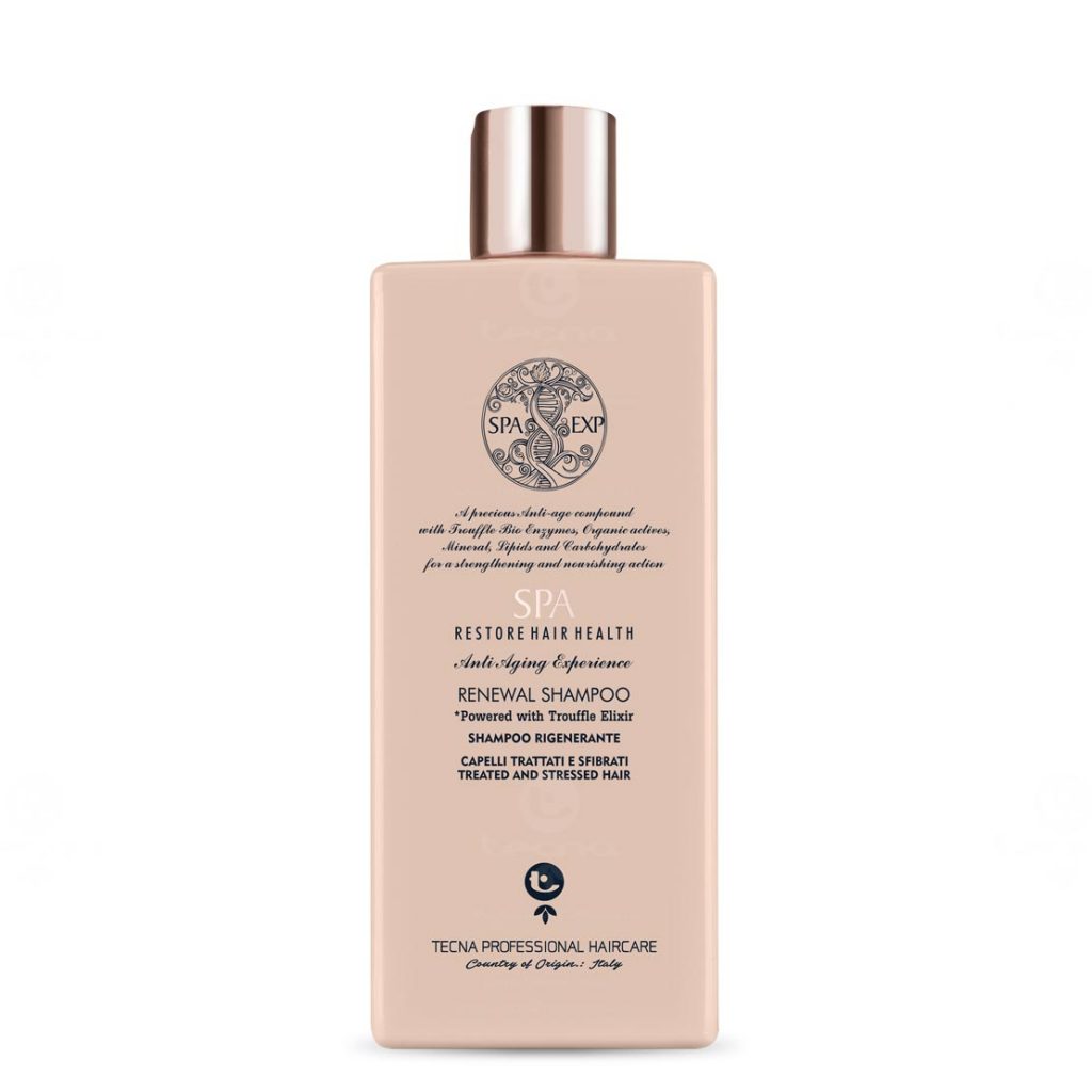 Belega - Prírodné šampóny Tecna Vegan 87 Spa-Renewal-Shampoo-Enzymetheraphy-with-Truffle-Elixir-250ml