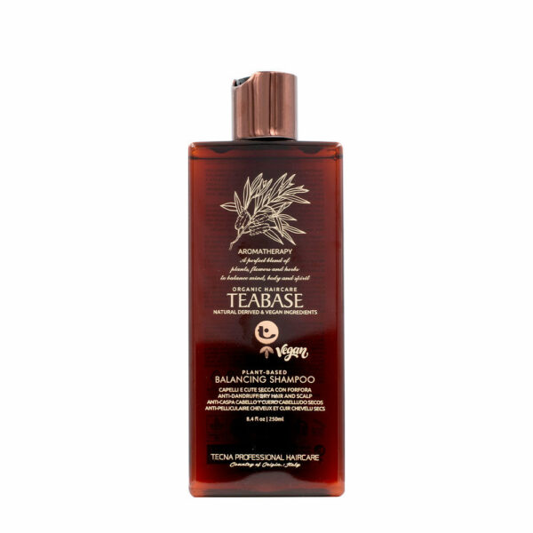 teabase-balancing-250ml-belega Teabase - Balancing Shampoo 250ml - bylinkový šampón proti svrbeniu a lupinám - Image 1